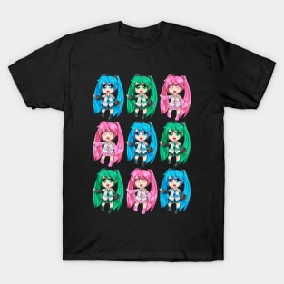 Hatsune Miku Chibis T-Shirt